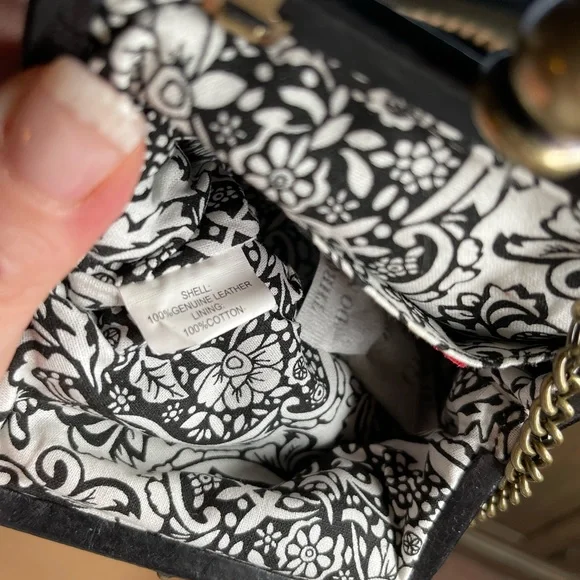 HOBO 100% Leather Small Bag w/ Crossbody Chain NWT - Picture 4 of 4